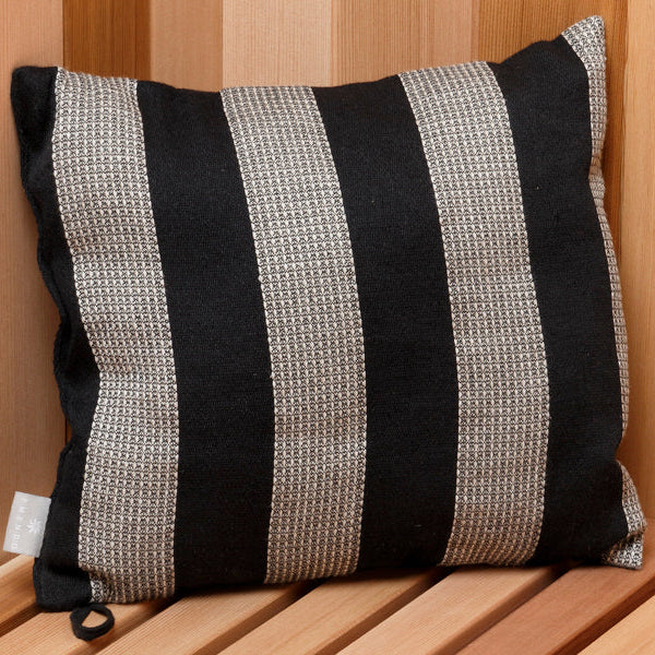 Pillow with Black/White Stripes