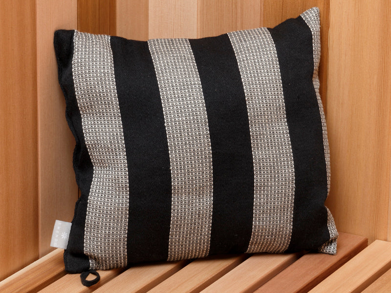 Pillow with Black/White Stripes
