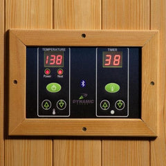 Golden Designs Low EMF 1-Person Dynamic "Gracia" Infrared Sauna with Hemlock Wood | Model: DYN-6119-01 Elite