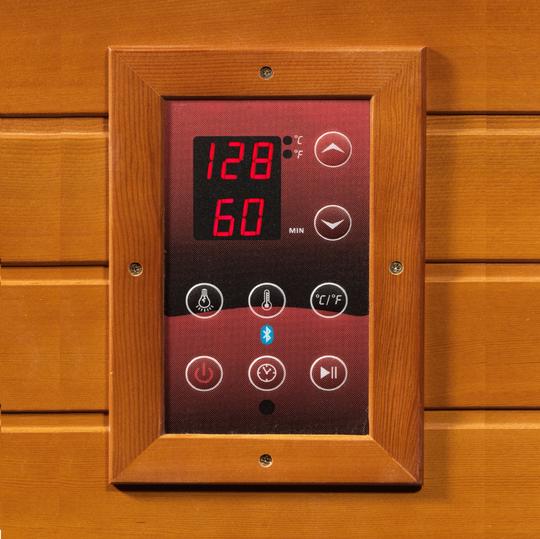 Golden Design Low EMF 2-Person Dynamic "Heming" FAR Infrared Sauna Corner Unit | Model: DYN-6225-02 - DYN-6225-02