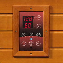 Golden Design Low EMF 2-Person Dynamic "Heming" FAR Infrared Sauna Corner Unit | Model: DYN-6225-02 - DYN-6225-02