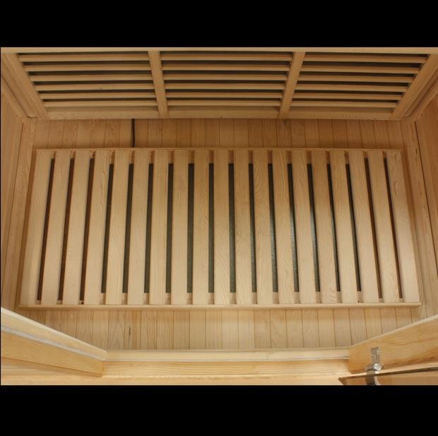 Golden Designs Low EMF 3-Person Maxxus "Bellevue" FAR Infrared Sauna with Hemlock Wood | Model: MX-J306-01 - MX-J306-01